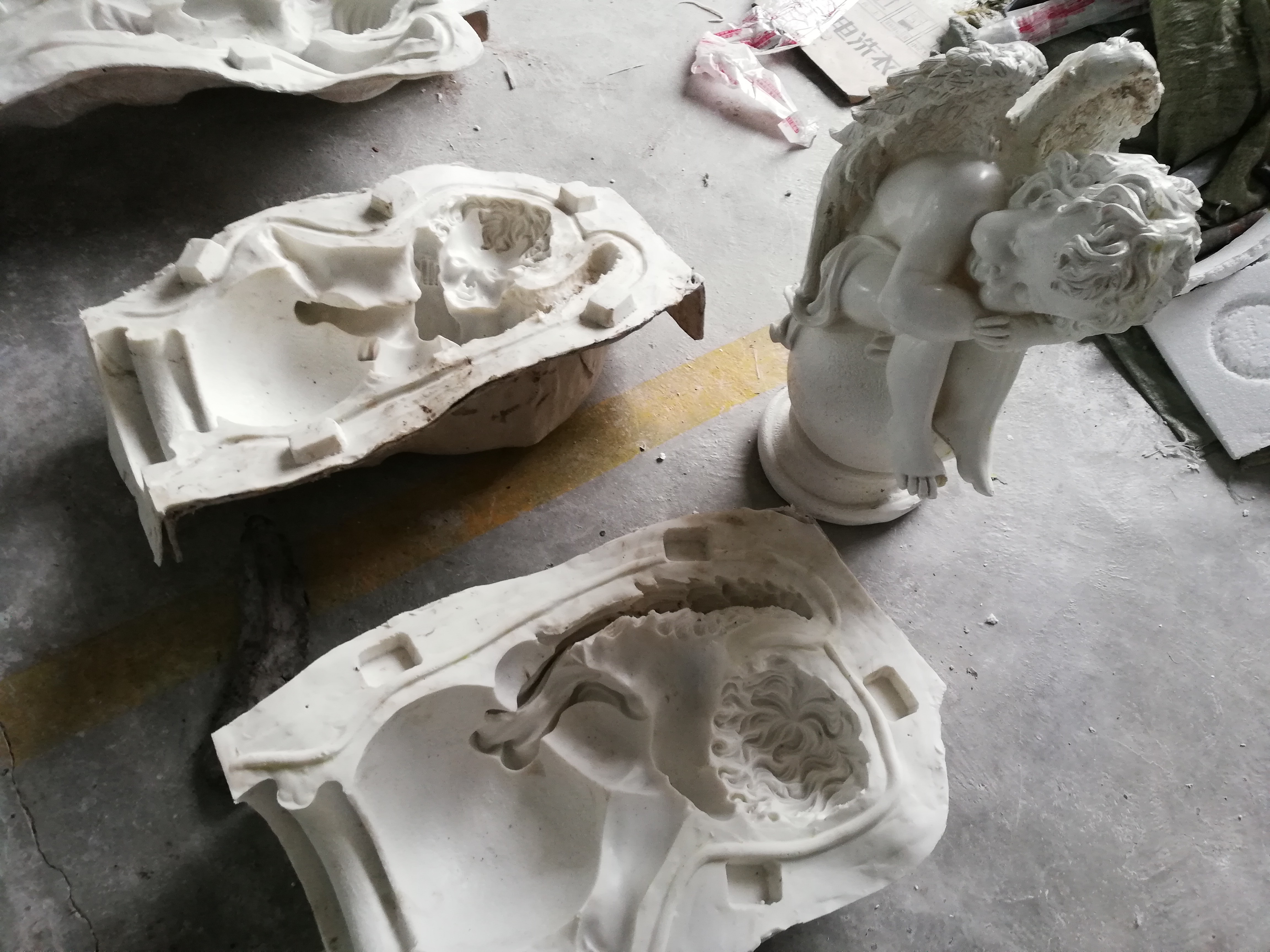 縮合型模具硅膠怎么開(kāi)分片模 ？